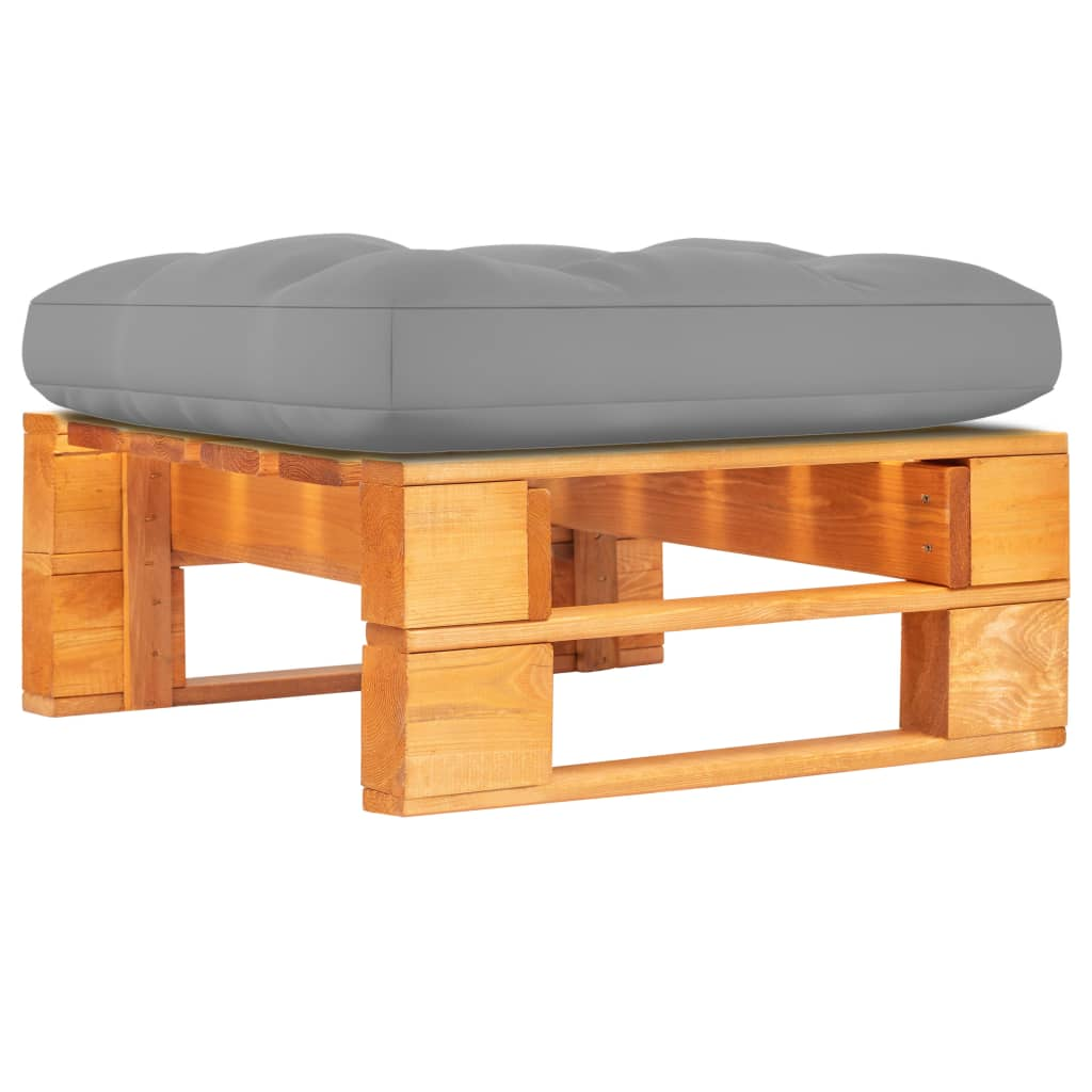 mézbarna impregnált fenyőfa kerti raklapzsámoly (3066447)