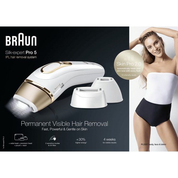 Braun Silk-expert Pro Silk·expert Pro 5 PL5267 Goud, Wit