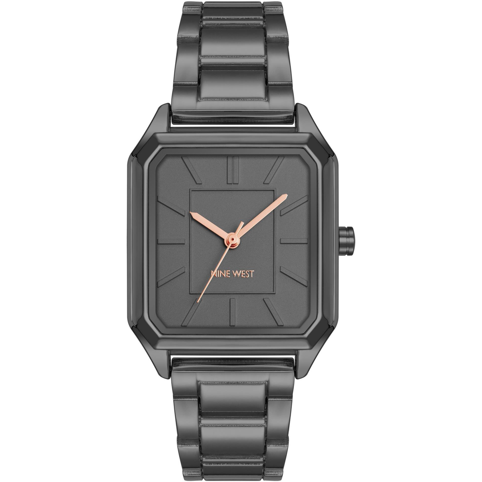 Nine West NW/3003GYGY karóra, női, szögletes - fekete (NW/3003GYGY)