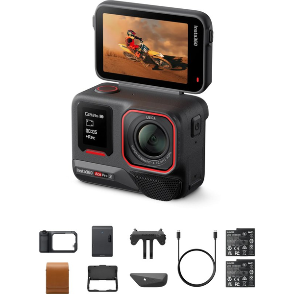 Insta360 Ace Pro 2 sportkamera, 8K, Flash Print Bundle