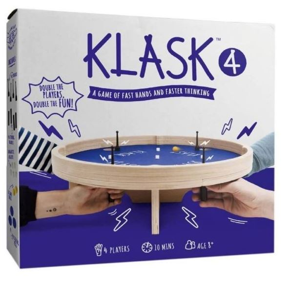 Klask 4 személyes ügyességi társasjáték (MARKLSK4)