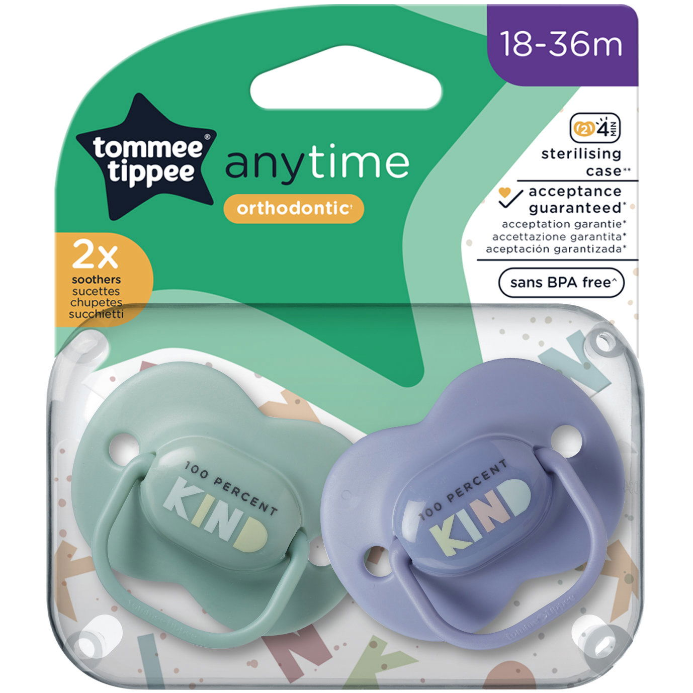 Tommee Tippee CTN AnyTime 16-36m, 2db (5010415334862)
