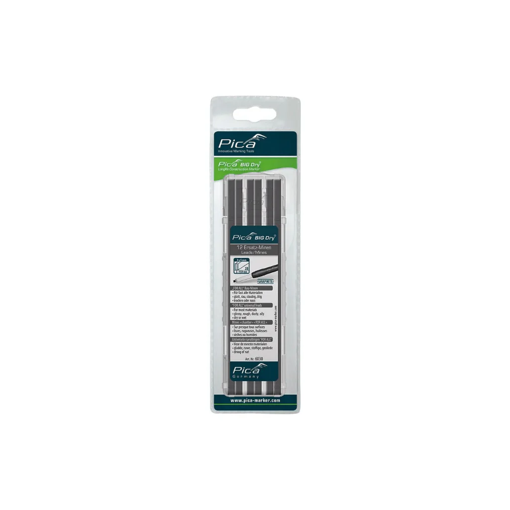 Pica 6030/SB Big Dry Asztalos ceruza utántöltő szett 5mm - Grafit (6030/SB)