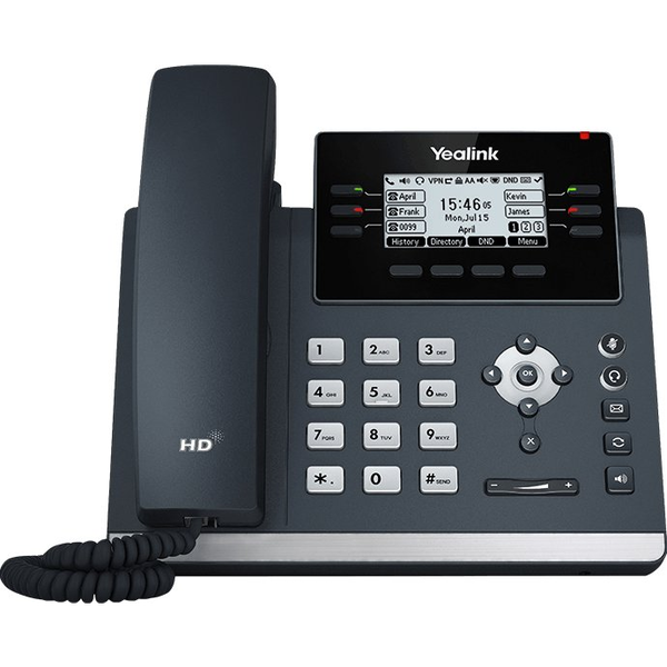 Yealink SIP T42U IP-telefon Grå LCD Wi-Fi