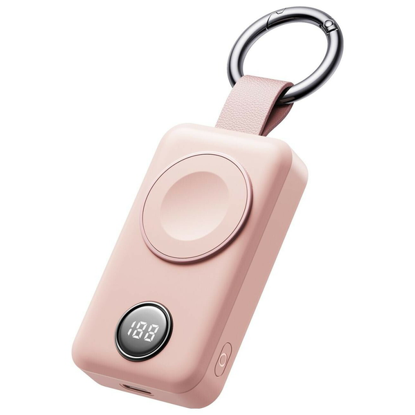 Baterie externa pentru Apple Watch, Joyroom, 2000mAh, 3W, Roz
