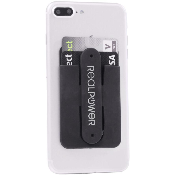 RealPower Smartphoneständer + Smart Wallet (Kartenfach)