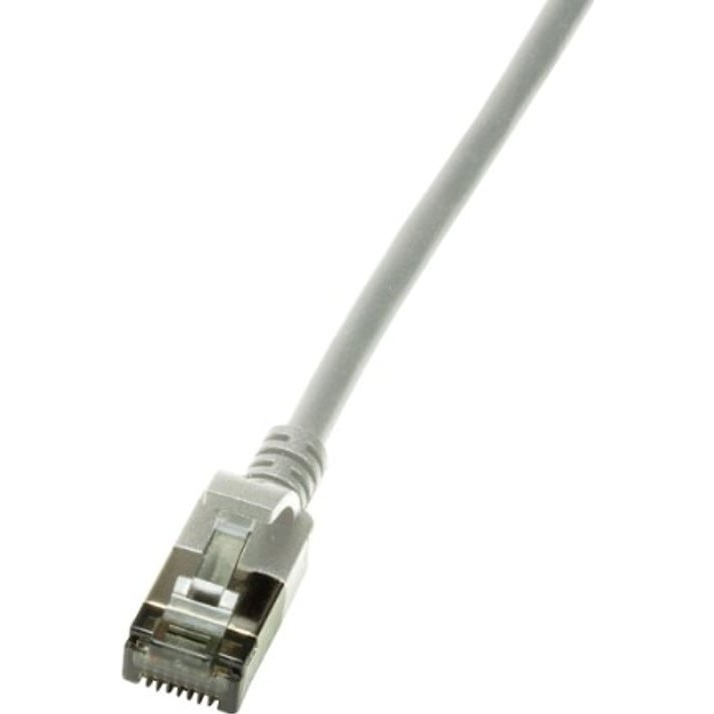 LogiLink Slim U/FTP hálózati kábel Szürke 0,5 M Cat6a U/FTP (STP) (CQ9022S)