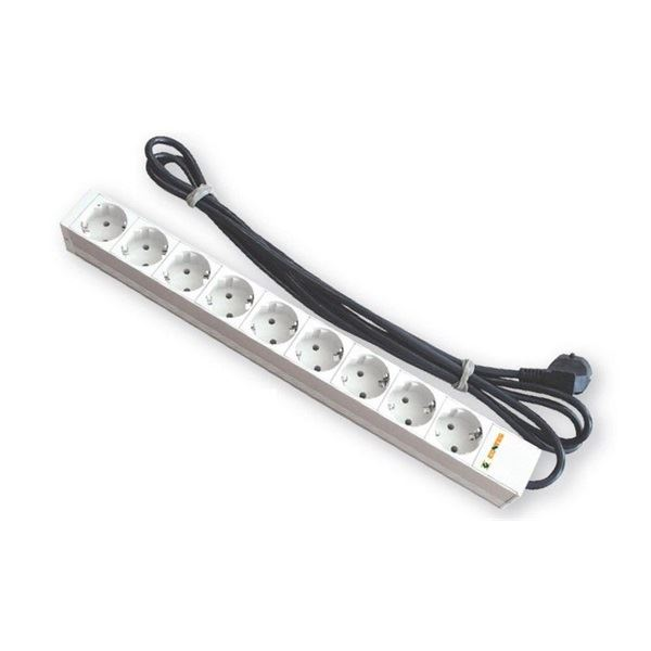 Conteg hálózati elosztó 19" 9xschuko (DP-RP-09-SCHU) (DP-RP-09-SCHU)