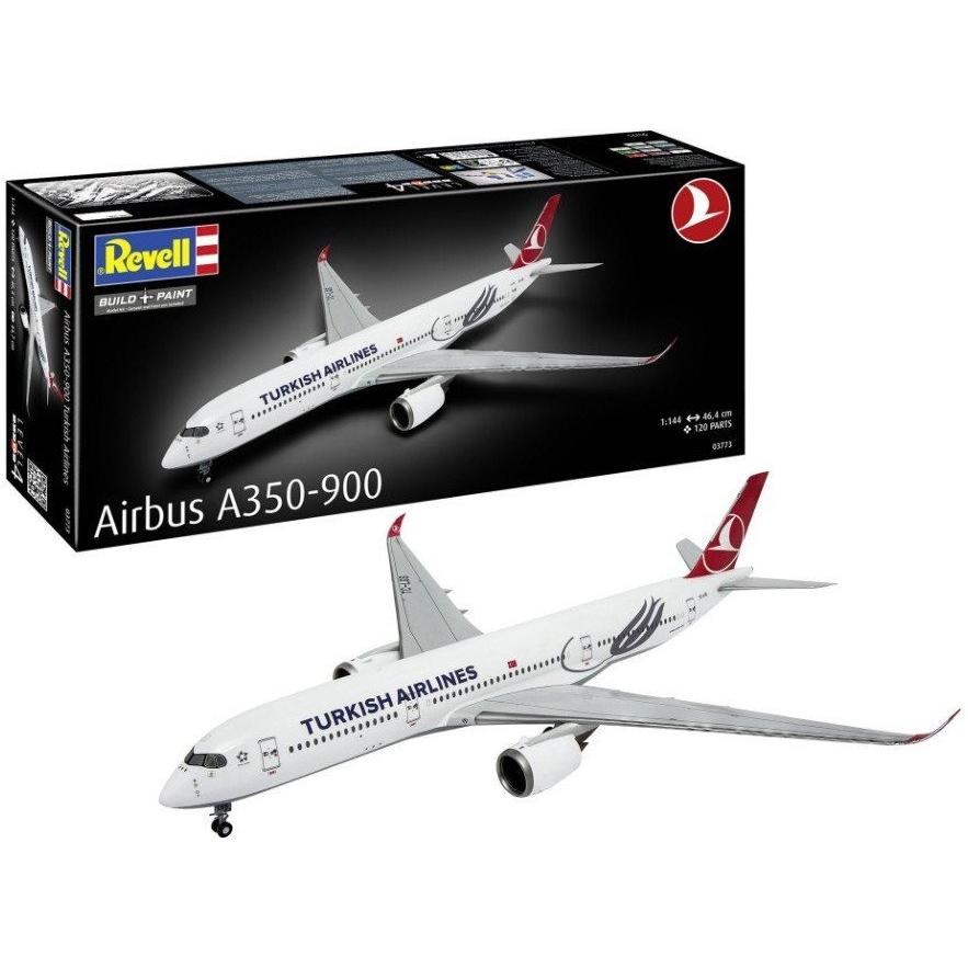 Revell Modellező Készlet  Airbus A350-900 Turkish Airlines Repülő 1:144  120 db (03773)