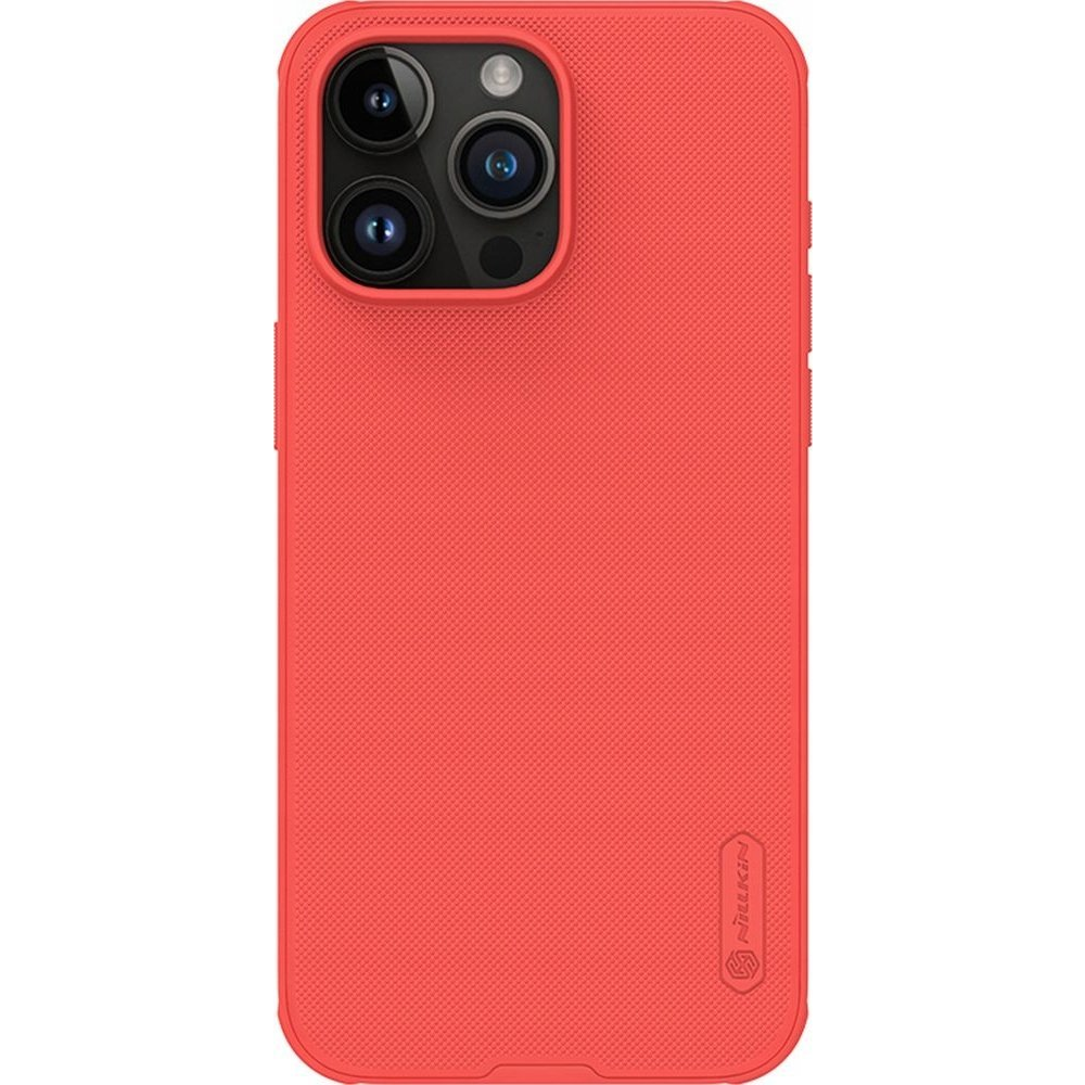 Nillkin GP-147724 Védő - Apple iPhone 15 Pro Max, Ütésálló, Gumírozott, Piros (NLK1301)