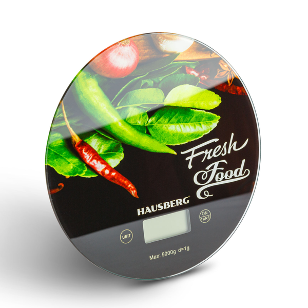 Hausberg Üveg konyhamérleg - mintás (DA00518)