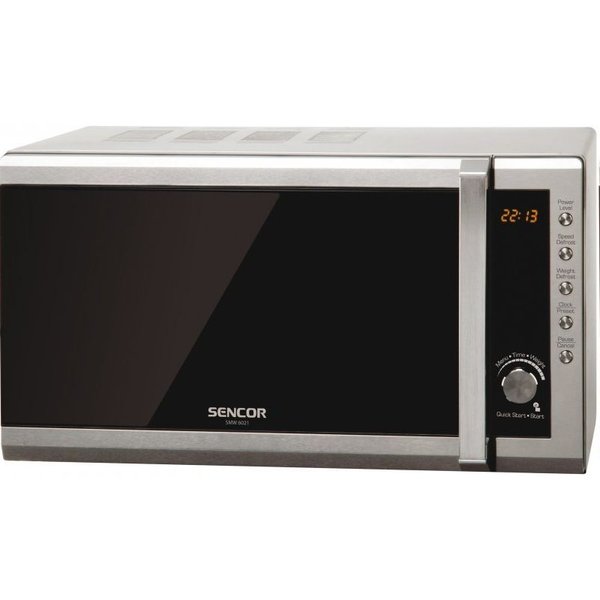 Sencor SMW 6001DS 700W 20L rozsdamentes mikrohullámú sütő