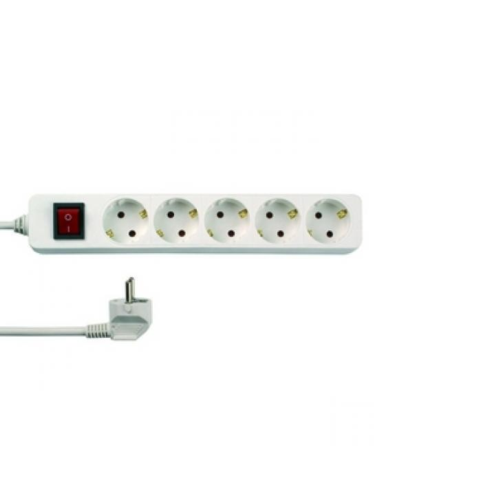 REV 250V elosztó 5 aljzatos 3m - Fehér (001252301)