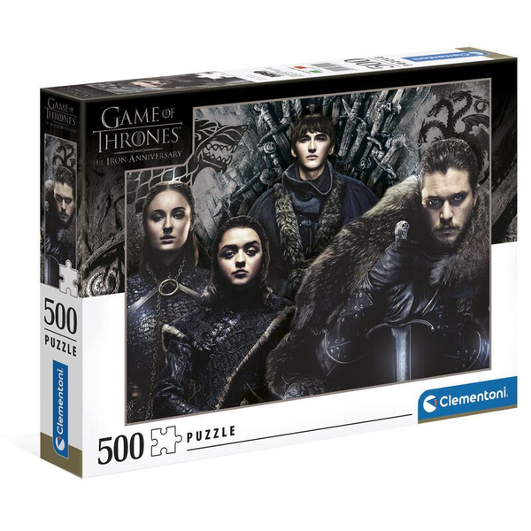 Clementoni Trónok Harca Stark csoportkép 500db-os puzzle (35091)