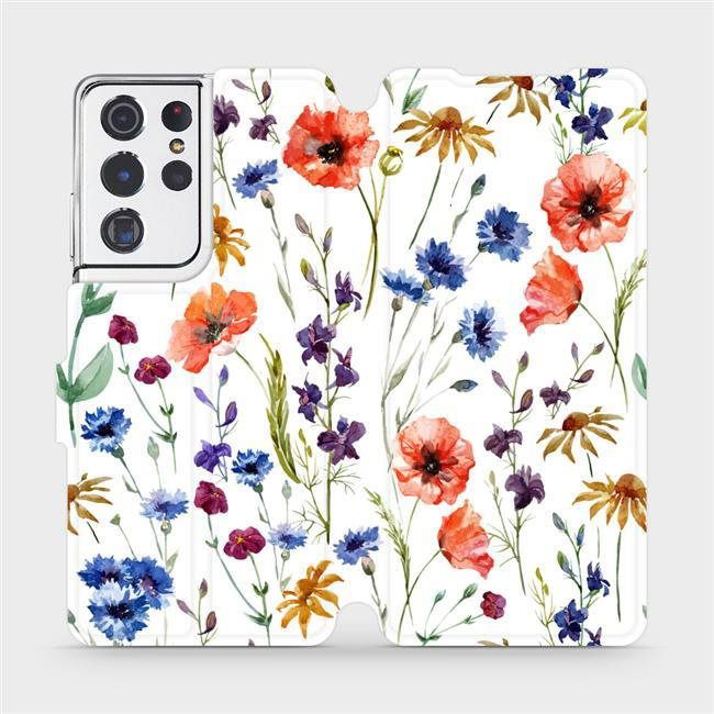 Flip mobile phone case Samsung Galaxy S21 Ultra - MP04S Meadow Flower (5903516769353)