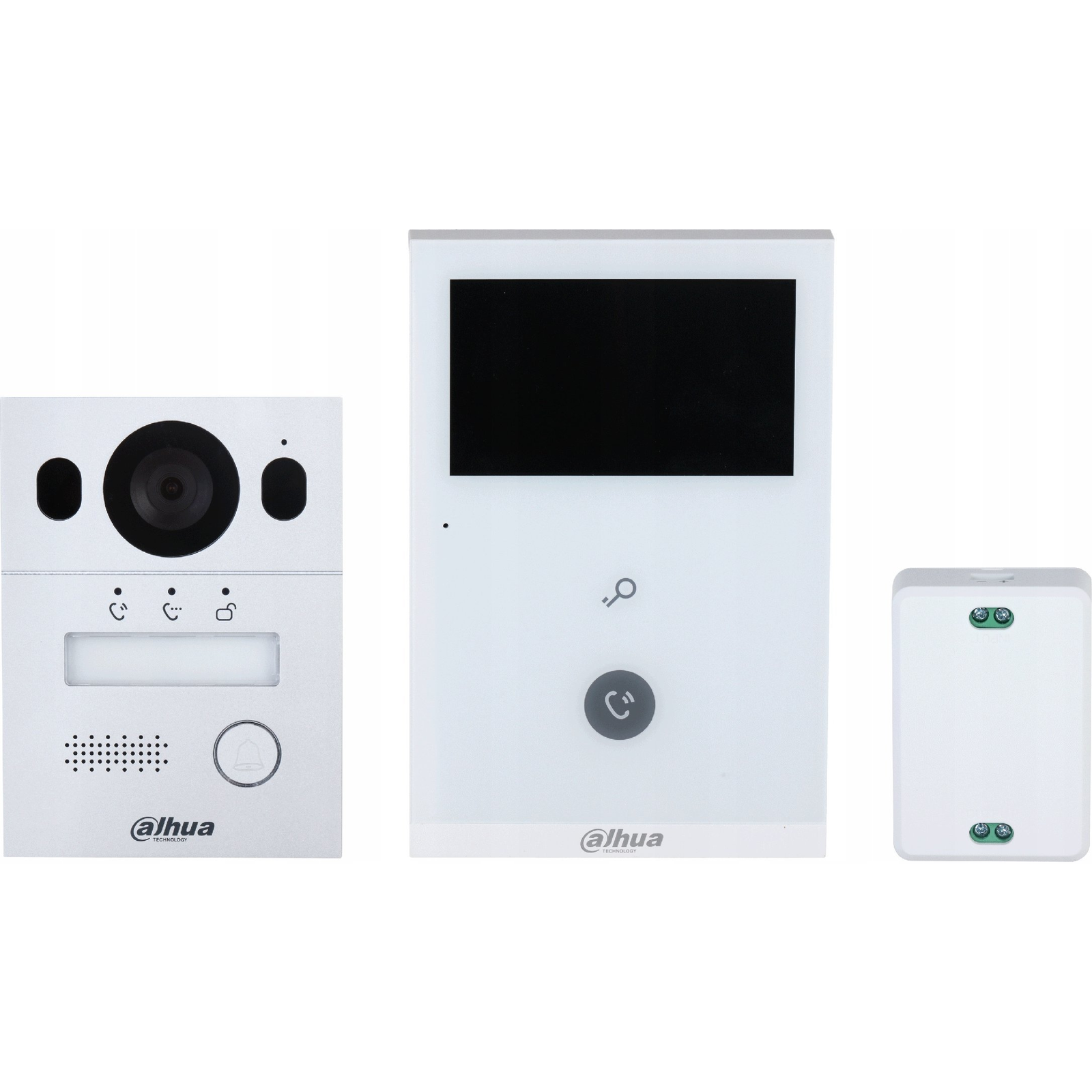 Dahua KTX02(F) Hibrid 2-v vezetékes kaputelefon készlet, 2MP kamera, 4.3