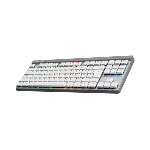 Logitech G515 LIGHTSPEED TKL Gaming vezeték nélküli US Tactile billentyűzet fehér (920-012539)