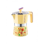 Pedrini 3TZ Frida Kahlo 3 személyes Kotyogós kávéfőző - Sárga