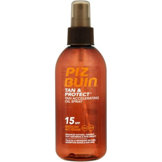 PIZ BUIN Tan &amp; Protect Tan Accelerating Oil Spray SPF15 150 ml (026047)