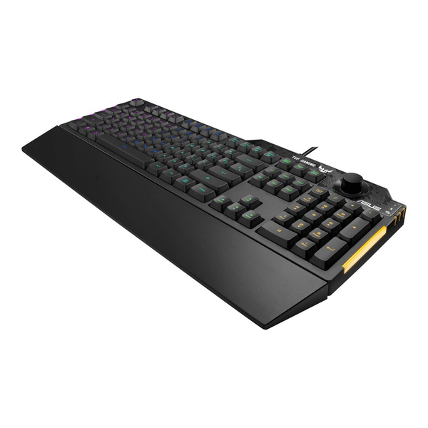 ASUS TUF Gaming K1 toetsenbord Gamen USB QWERTZ Duits Zwart