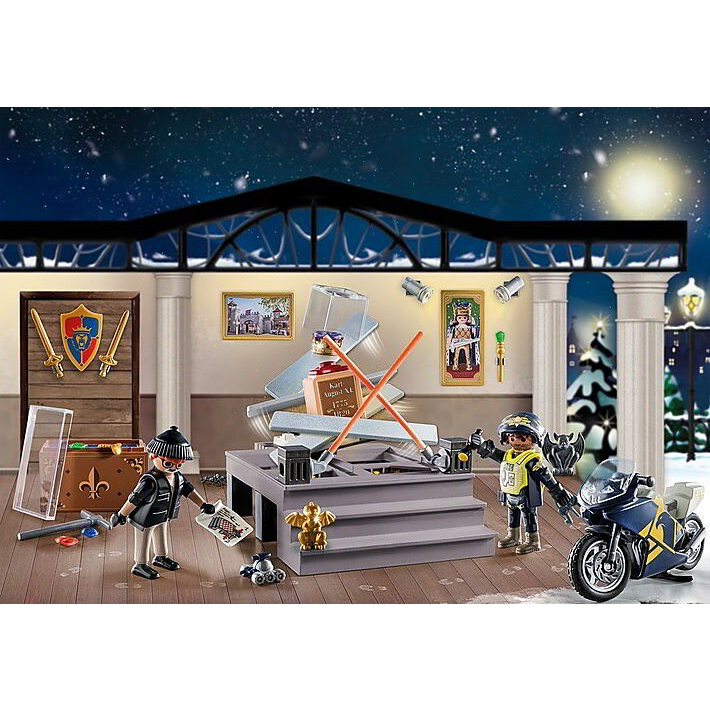 Playmobil Rendőr adventi naptár Múzeumi rablás (71347)