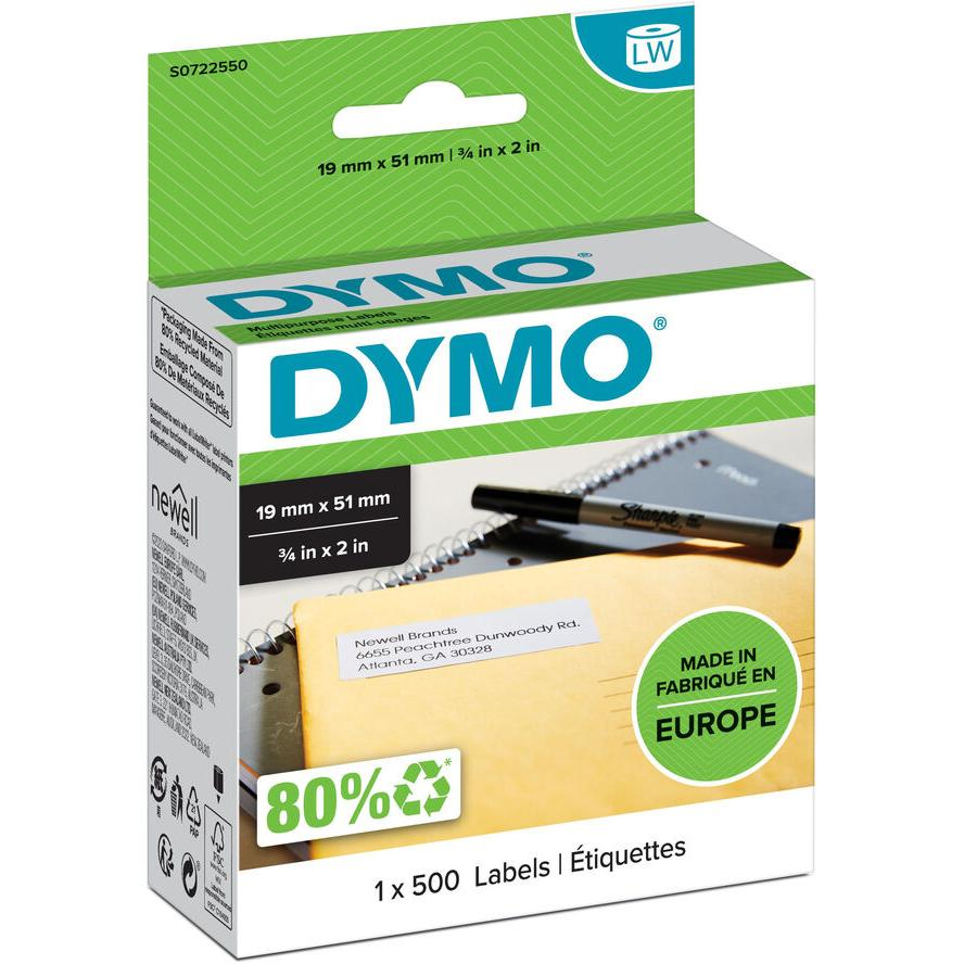 DYMO címke LW 51x19mm fehér (S0722550)