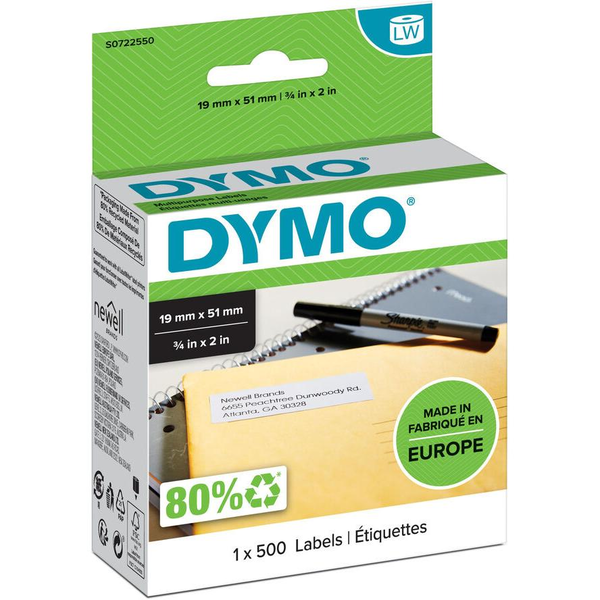DYMO LW-Vielzwecketiketten         19x 51mm     500St/Rolle