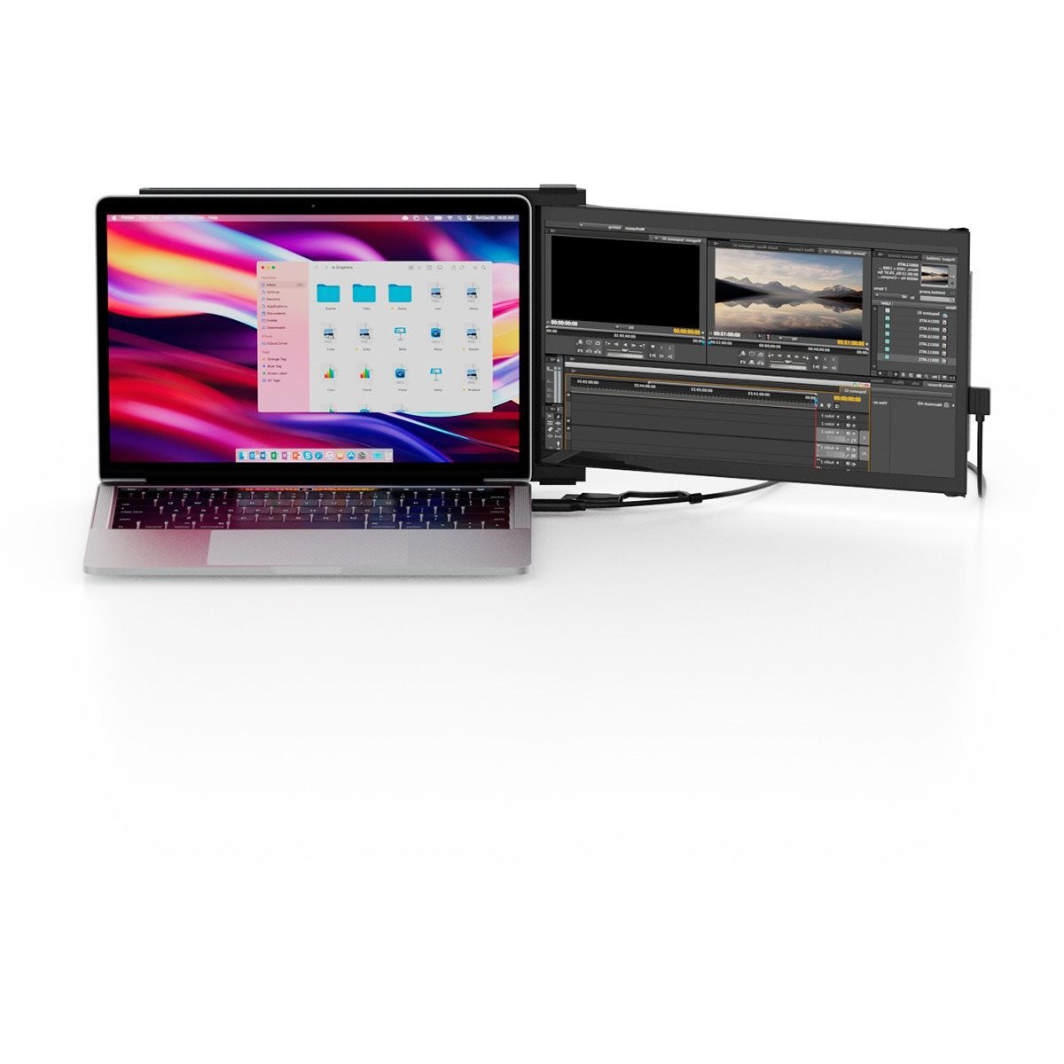 Mobile Pixels DUEX Plus DS 13.3" hordozható monitor Full HD (101-1006P04)
