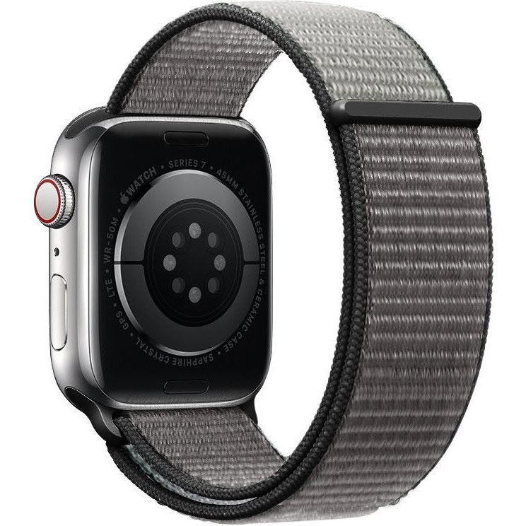 Eternico Airy Apple Watch 42mm / 44mm / 45mm - Elephant Gray and Black edge (AET-AWAY-ElGr-42)