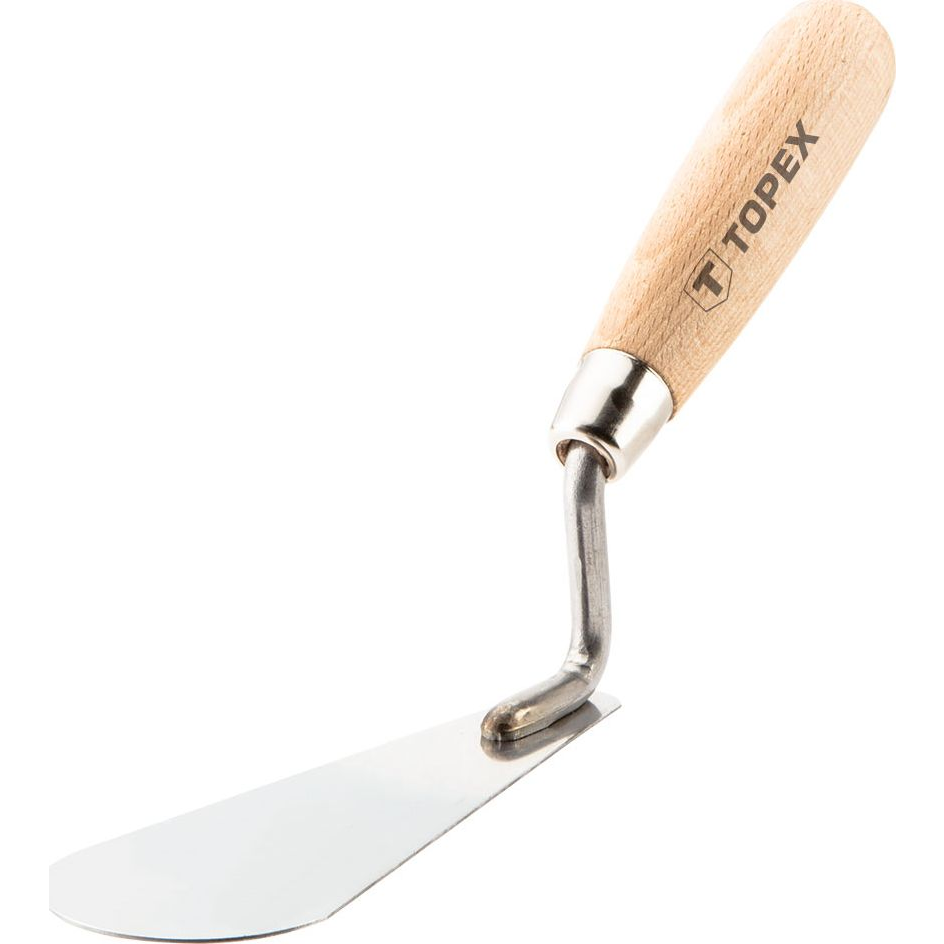 TOPEX 13A589 Stukkókanál, Rozsdamentes 160X55X20mm (13A589)