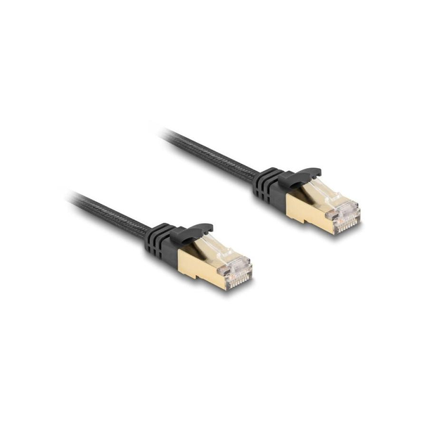 DELOCK RJ45 Flachb.Netzwerkkabel Cat.6A U/FTP St. zu St. 0,5