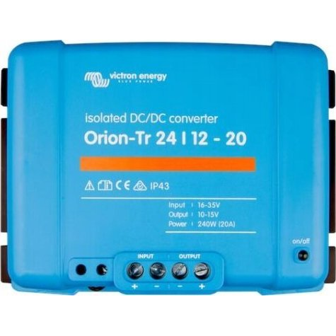 Victron Energy Orion-Tr 24/24-12A DC/DC gépjármű feszültségváltó 24 V/DC - 24 V/DC/12 A 280 W