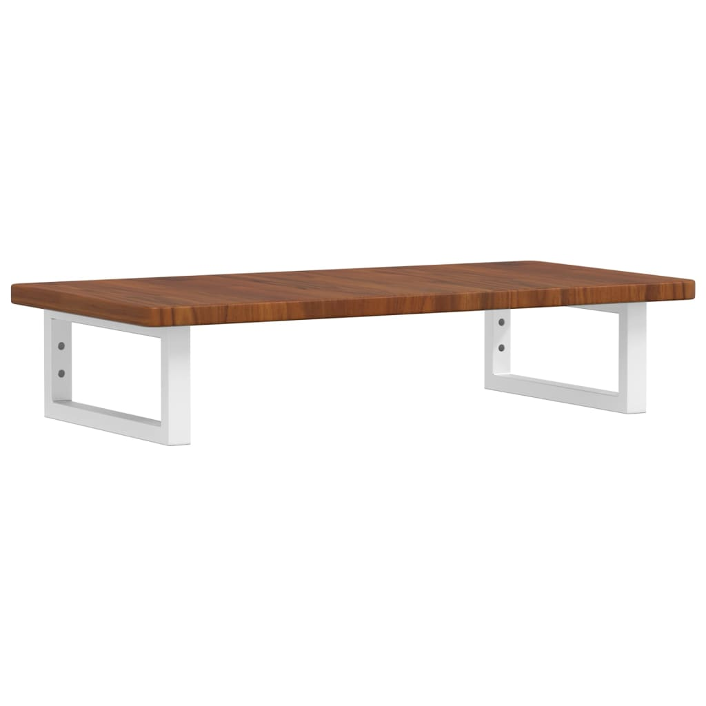 acél és tömör tölgyfa falra szerelhető mosdópolc (3302344)