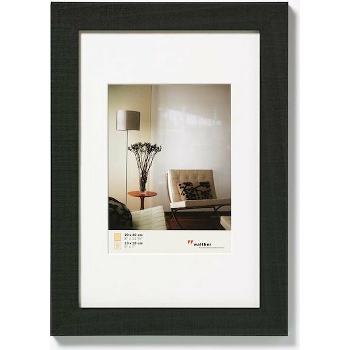 Walther HO030B Home 24,5x34,5 Képkeret - Fekete (HO030B)