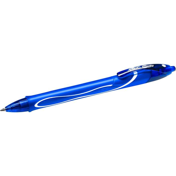 BIC Gel-ocity Quick Dry Nyomógombos zseléstoll - 0.3mm / Kék
