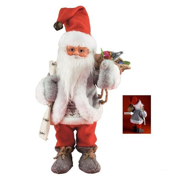 Somogyi KDD 32 táncoló, zenélő Mikulás piros nadrágban (KDD 32)