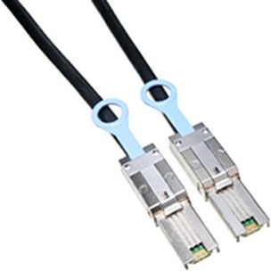 DELL 470-11676 Serial Attached SCSI (SAS)-kabel 2 m Sort, Sølv