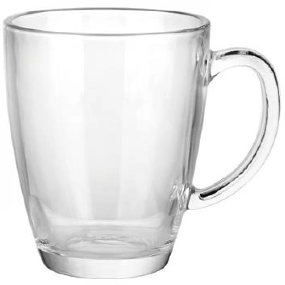 Tea Time 360ml Üvegbögre - Átlátszó (6 db / csomag) (1705BOG027)