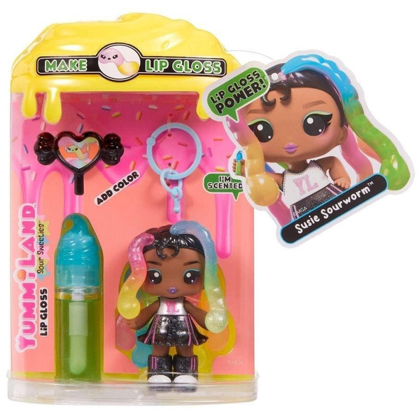 MGA Entertainment Yummiland Lip Gloss Doll Sour Sweeties - Sasha Sourworms