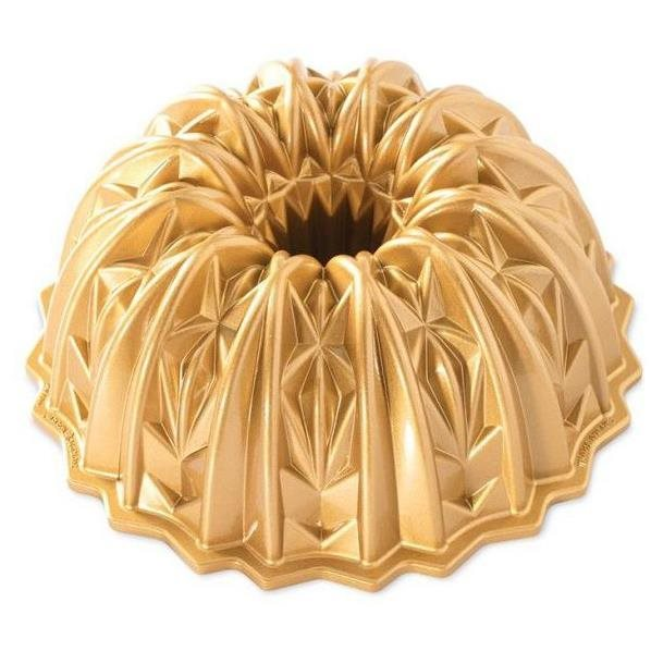 NordicWare Crystal 10 Cup arany kuglóf forma (NW_92877)