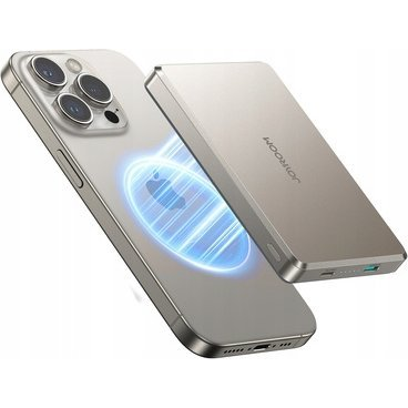 JOYROOM JR-PBM08 PRO vésztöltő Type-C aljzat (10000mAh, 25W, PD gyorstöltő, LED jelzés) TITÁNSZÜRKE (JR-PBM08_PRO) (JYR1108)