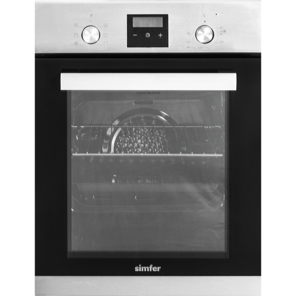 Simfer Oven 4207BERIM.1 47 L, Multifunctional, Manual, Pop-up knobs, Height 54.1 cm, Width 45 cm, Stainless steel | Simfer