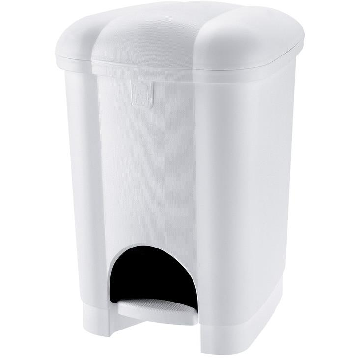 Tontarelli Carolina Szemétkosár, 16 l, fehér (8009404057810)