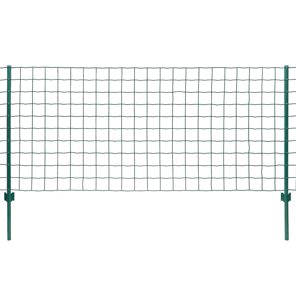 Euro Fence zöld acélkerítés 20 x 1,5 m (142813)