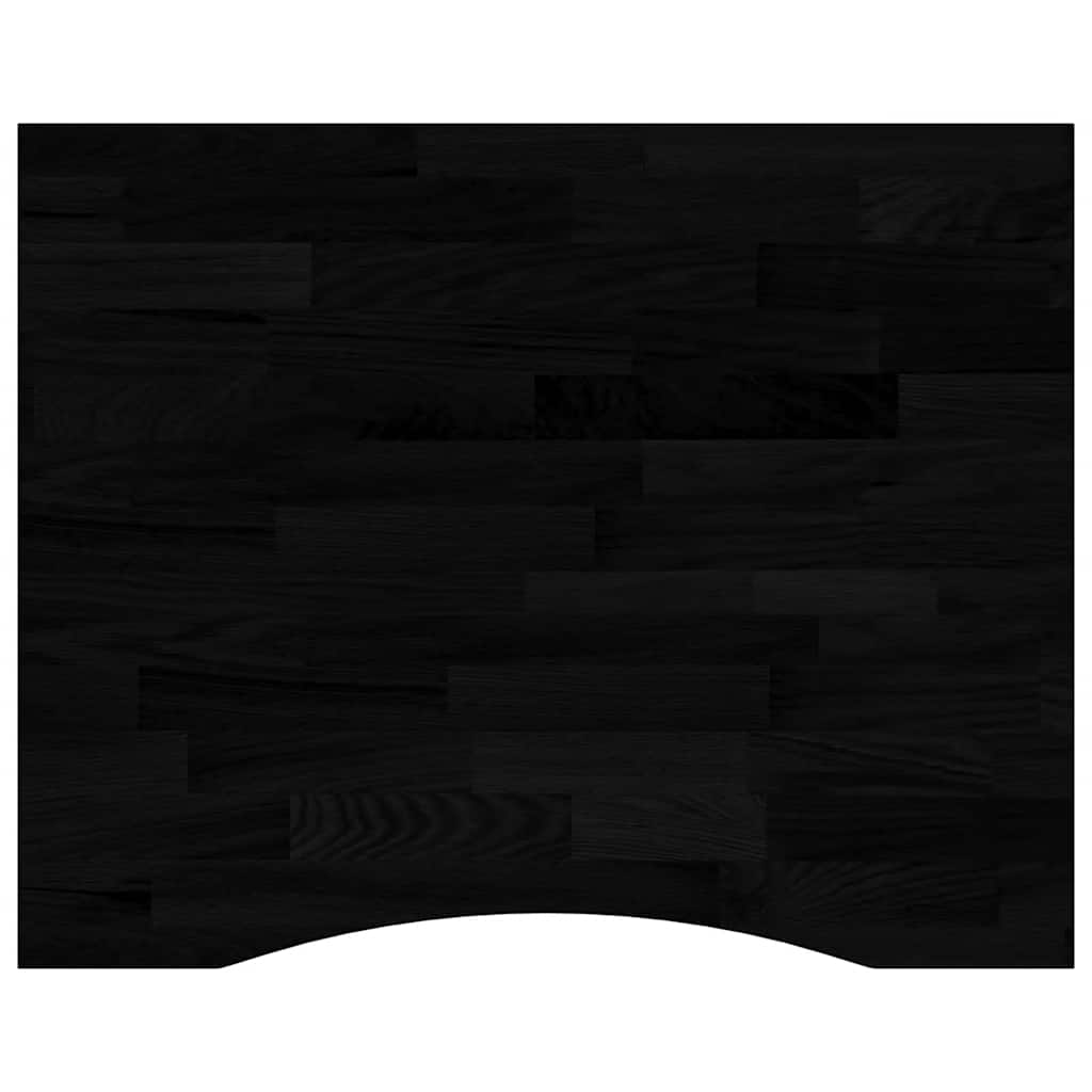 sötétbarna tömör fa tölgyfa téglalap alakú íróasztallap (4009036)