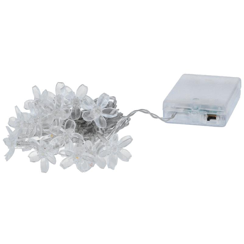 Tesla - Virágok dekoratív lánc, 20LED, RGBY (VOBA3MI2)