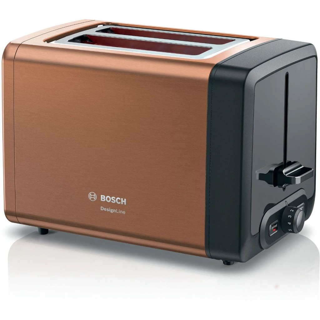 Bosch TAT4P429 DesignLine kenyérpirító réz (TAT4P429)