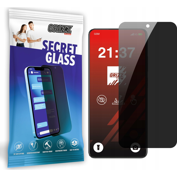  GrizzGlass Szkło prywatyzujące GrizzGlass SecretGlass do Oppo A80