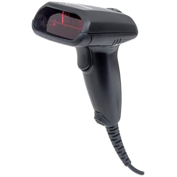 Manhattan 177665 barcode-lezer Draagbare streepjescodelezer 1D/2D Laser Zwart