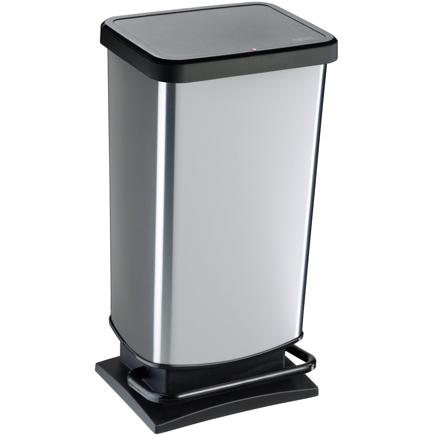 Rotho Hulladékgyűjtő PASO 40L - ezüst (1754111005)